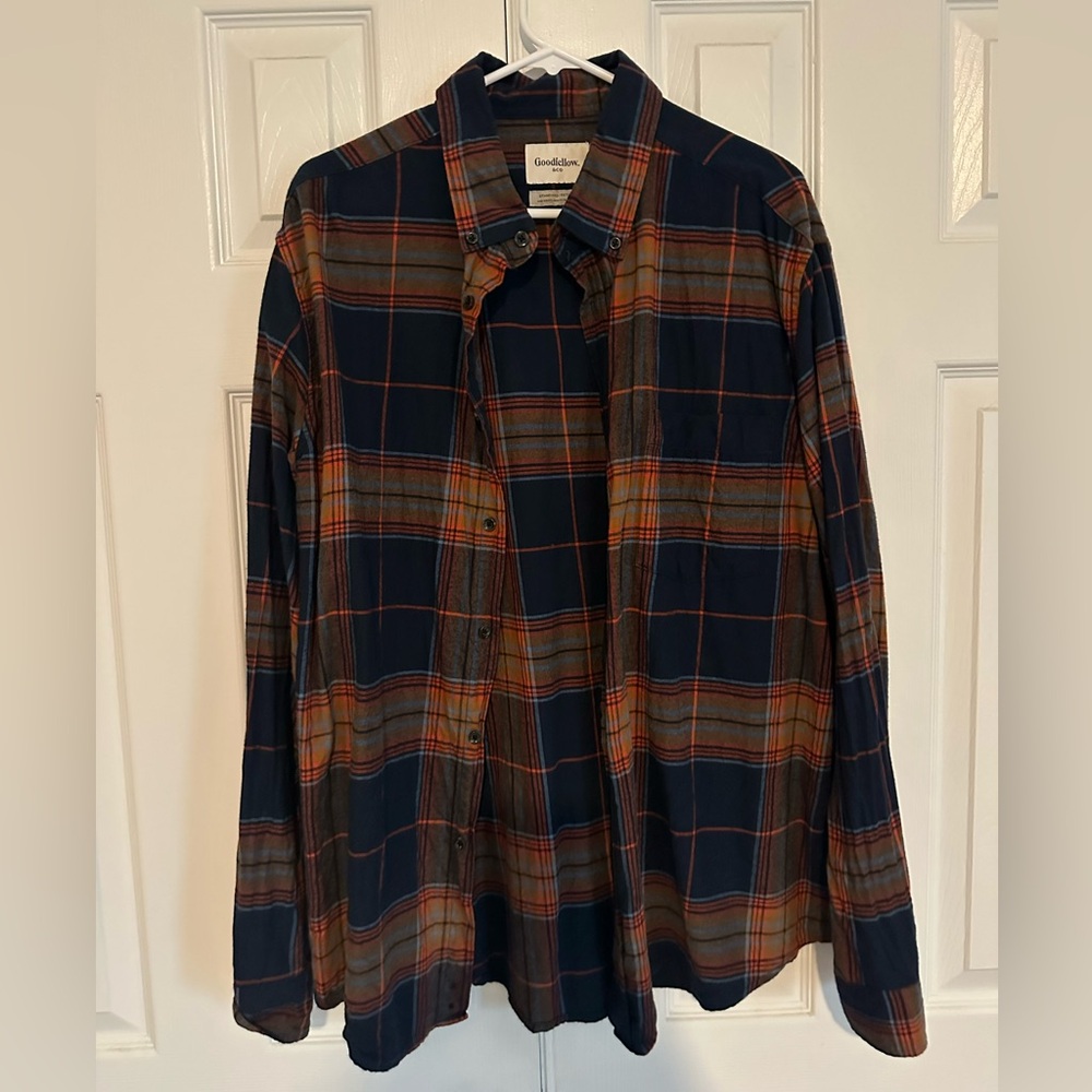 Goodfellow & Co. Plaid Flannel Standard Fit